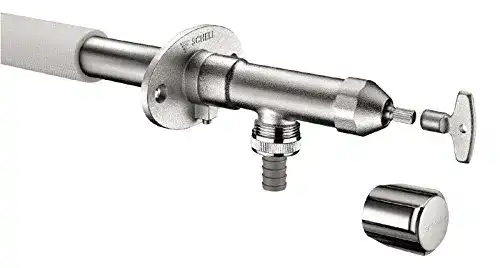 Frostsichere Außenarmatur von Schell für Geräteanschlüsse