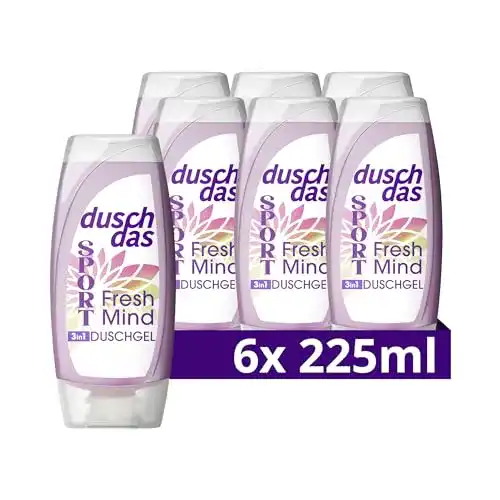 Duschdas 3-in-1 Duschgel & Shampoo Sport Fresh Mind 225 ml