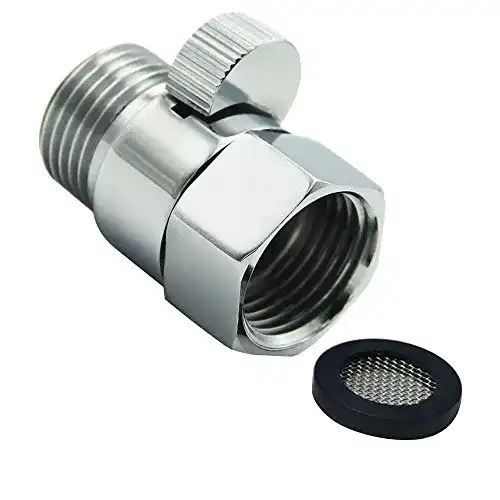 Durchflussbegrenzer für Dusche LumenTY mit Absperrventil aus Messing