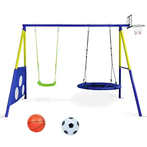 Schaukelgestell aus Metall für Outdoor-Nutzung bis 200 kg