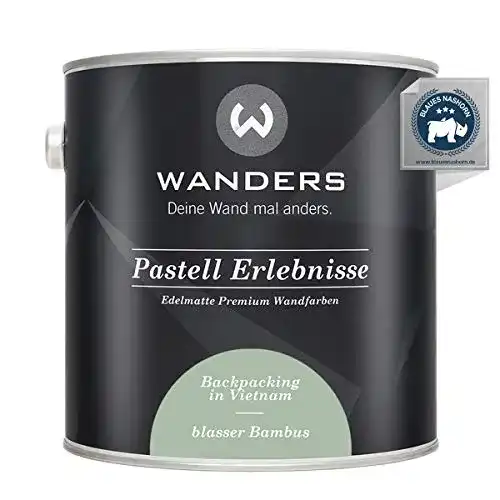 Wandfarbe Grün Wanders Pastell Erlebnisse 2,5L – Edelmatt für Räume