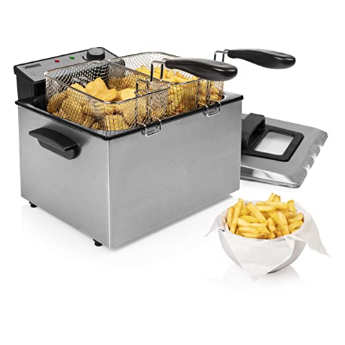 Kaltzonen-Fritteuse Princess, 3270 Watt, 5 Liter, 3 Frittierkörbe