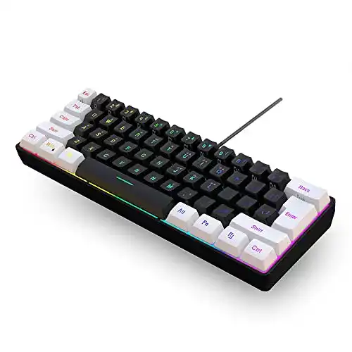 Mini Gaming Tastatur Snpurdiri 60% – Kompakte RGB-Tastatur für PC und Laptop