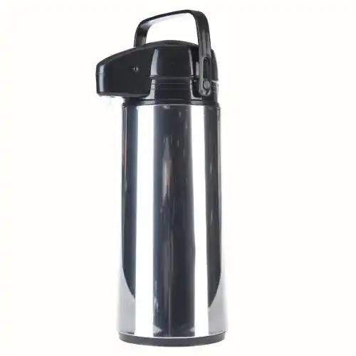 Pumpthermoskanne Axentia 263255 Airpot Kanne aus Edelstahl