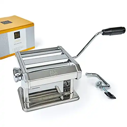 Manuelle Nudelmaschine aus Edelstahl von All Eazy Home & Kitchen