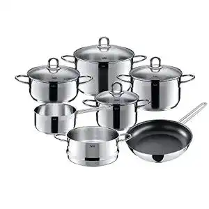Silit Diamant Topfset Induktion 7-teilig – Kochtopf Set für alle Herdarten