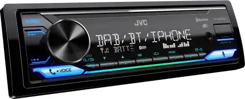 DAB-Autoradio JVC KD-X482DBT mit USB, DAB+ und Bluetooth