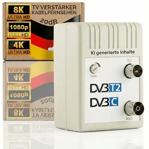 Antennenverstärker TronicXL für Kabelfernsehen mit 25 dB Verstärkung