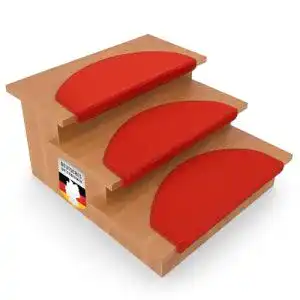 Stufenmatte Dynasty Velours – Halbrund für Treppenschutz