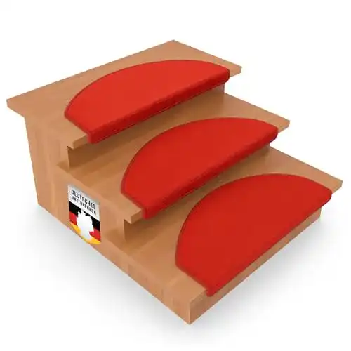 Stufenmatte Dynasty Velours – Halbrund für Treppenschutz