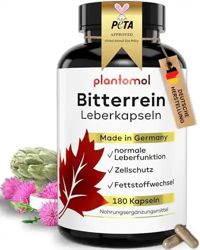 Artischocken-Kapseln Leberkur mit 13 Inhaltsstoffen, 180 Kapseln