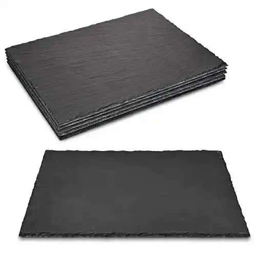 Servierplatte Navaris Schiefer Set 6-teilig 38×28 cm