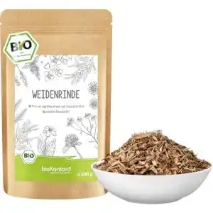 Weidenrinde Biokontor BIO – Salix alba Tee geschnitten und getrocknet