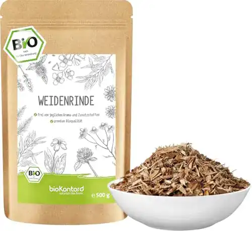 Weidenrinde Biokontor BIO – Salix alba Tee geschnitten und getrocknet