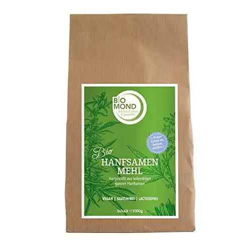 Hanfmehl Biologisch von BIOMOND, 1000 g Hanfsamenmehl