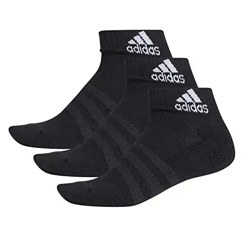Adidas Unisex Cush Anker 3P Socken in Schwarz