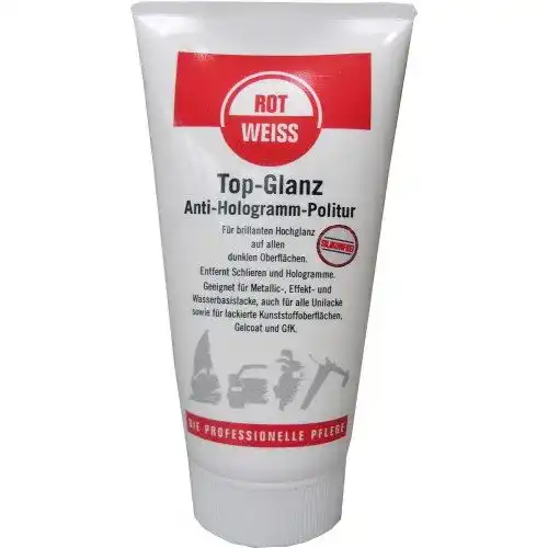 Antihologramm-Politur Rotweiss 150ml für Autolackpflege
