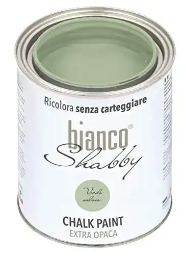 Kreidefarbe Bianco Shabby Verde Salvia Wasserbasis