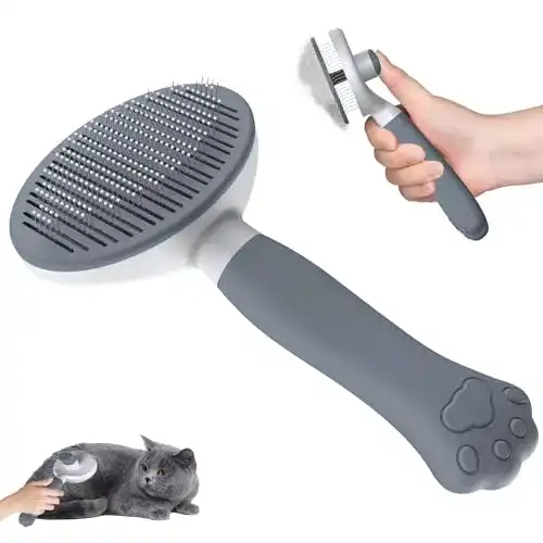 Hundebürste Zivacate für Katzen und Hunde mit ergonomischem Griff