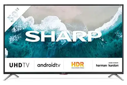 Sharp 50BL6EA Fernseher mit Android TV 126 cm (50 Zoll) 4K Ultra HD