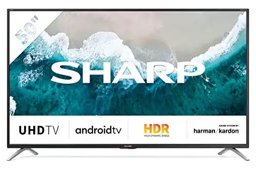 Sharp 50BL6EA Fernseher mit Android TV 126 cm (50 Zoll) 4K Ultra HD