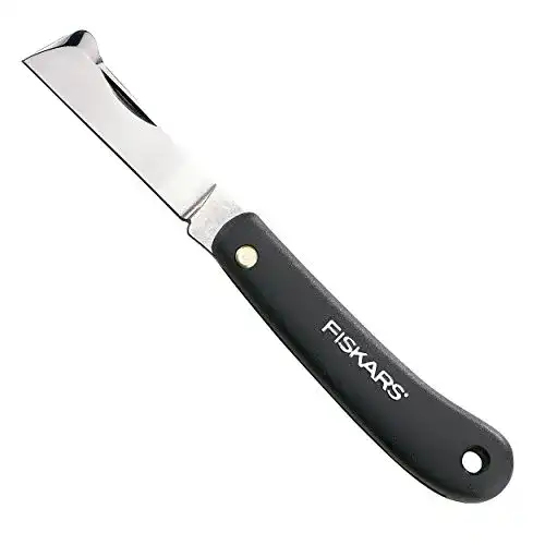 Okuliermesser von Fiskars, 17 cm, rostfreier Stahl für Okulierarbeiten