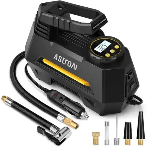Reifenfüller AstroAI Auto-Luftpumpe Elektrisch mit LCD Bildschirm