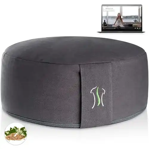 Meditationskissen BacklaXX mit Buchweizenfüllung