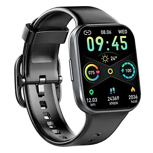 Schwimmuhr und Smartwatch für Damen und Herren mit Fitnessfunktionen