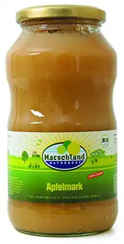 Bio-Apfelmark von Marschland, ungesüßt, 6 Stück