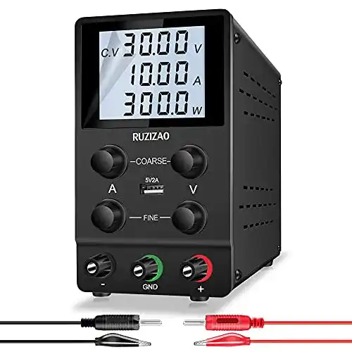 Labornetzgerät RUZIZAO 30V 10A regelbar mit LCD-Display