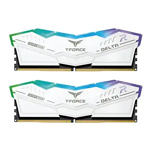 DDR5 RAM Teamgroup D5 6400 32GB C40 Delta RGB White K2