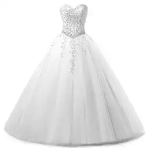 Brautkleid Zorayi Damen Lang Tüll für formelle Anlässe