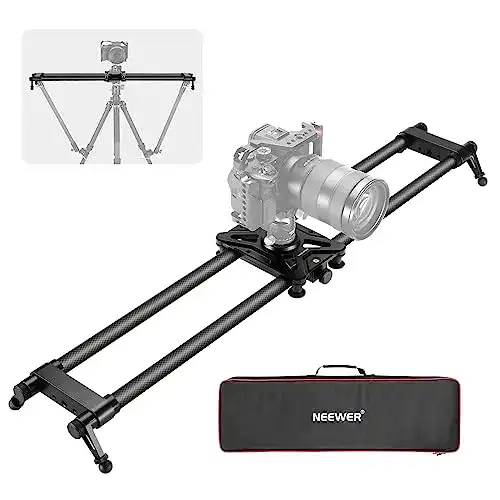 Kamera-Slider Neewer 31,5 Zoll Kohlefaser für stabile Aufnahmen