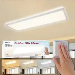 Tageslicht-Panel Bestluz LED Deckenlampe mit dreistufiger Farbtemperatur
