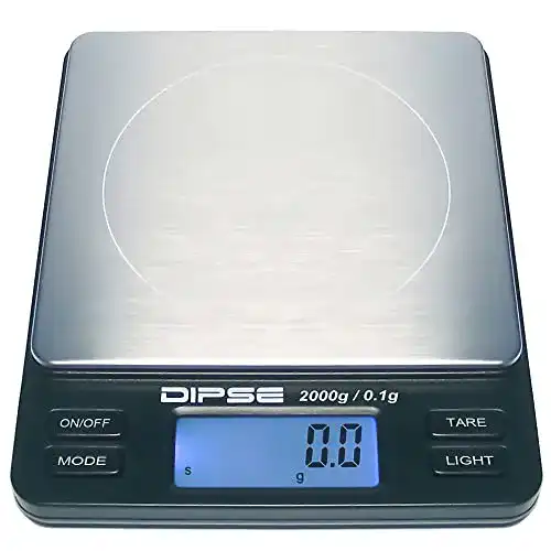 Digitale Laborwaage TP-2000 mit 0,1 g Genauigkeit bis 2 kg
