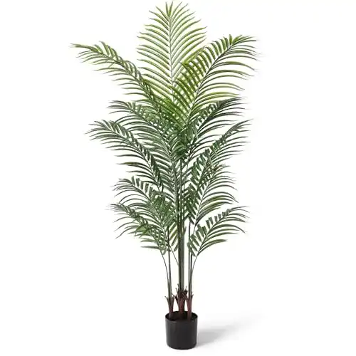 Kunstpflanze CROSOFMI 150 cm große künstliche Palme für Dekoration