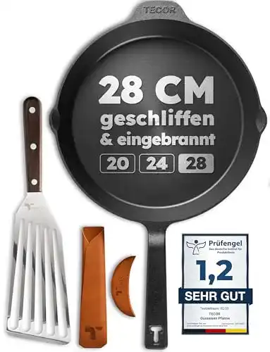 Gusseisenpfanne TECOR für Induktion 28 cm