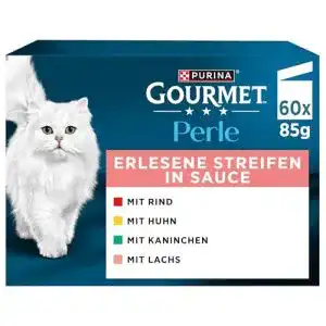 Katzennassfutter Purina Gourmet Perle Erlesene Streifen in Sauce