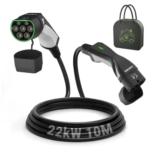 Ladekabel Typ 2 22KW Eidybox Dreiphasig 10M für Elektrofahrzeuge