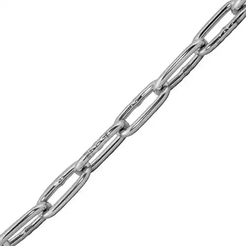 Absperrkette aus Edelstahl MESAROS kurzgliedrig mit 10 Meter Länge
