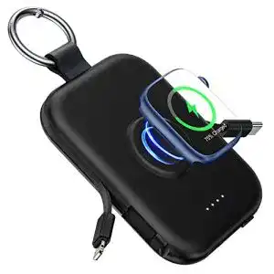 Powerbank Schlüsselanhänger Rorry 5000mAh mit integriertem Kabel