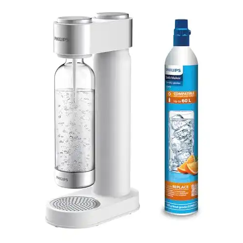 Wassersprudler Philips Water ADD4902WH/10 GoZero, 1 Liter, Kunststoff