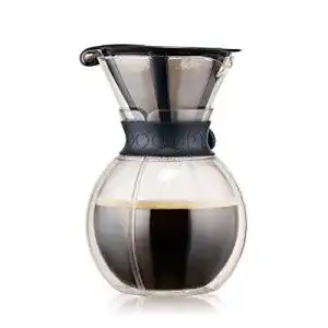 Pour Over Kaffeebereiter von Bodum mit Permanentfilter und Glas