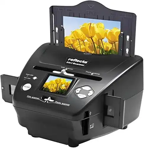 Fotoscanner Reflecta 64220 für Dias, Negative und Papierbilder