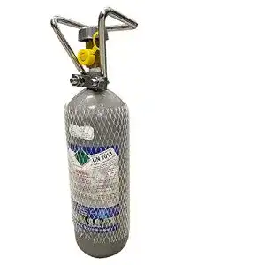 CO₂ Flasche 2 kg für Lebensmittel – gefüllt mit CO2 Gas