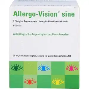 Allergie-Augentropfen Allergo-Vision Sine 0,25 mg/ml