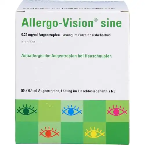 Allergie-Augentropfen Allergo-Vision Sine 0,25 mg/ml