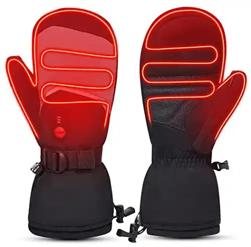 Beheizbare Handschuhe von Day Wolf, wiederaufladbar, für Outdoor-Aktivitäten