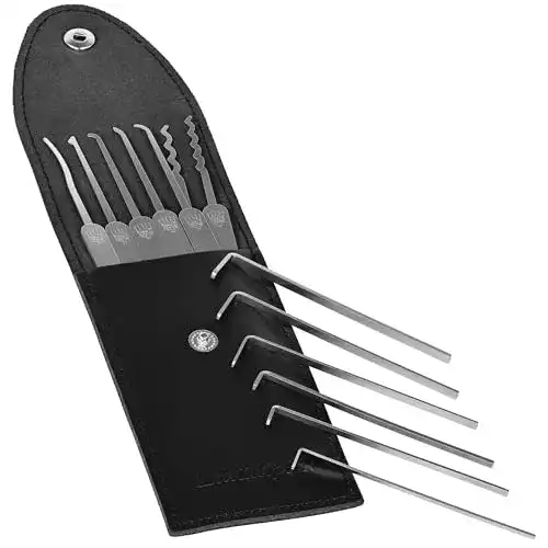 Lockpicking-Set Multipick ELITE 13 Profi Dietrich Set mit 13 Werkzeugen